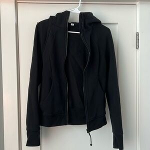 Lululemon black full zip hoodie size 6